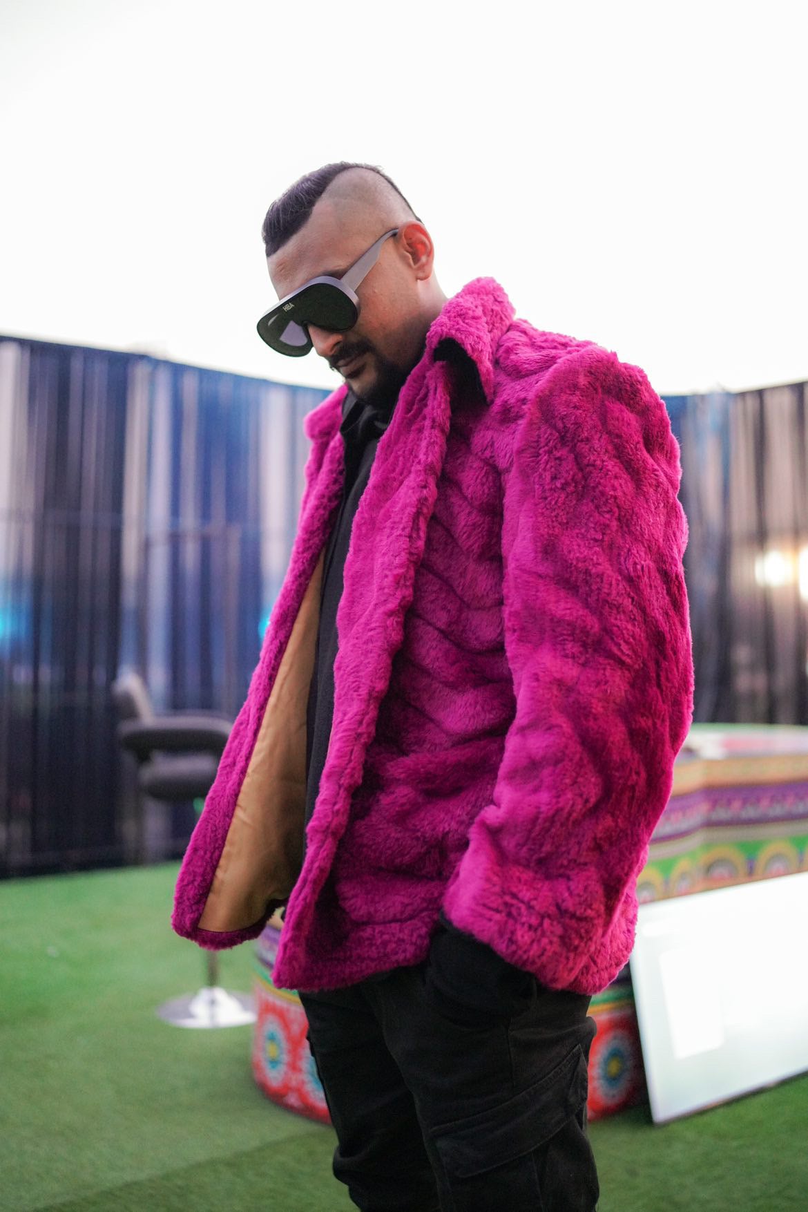 Pink coat