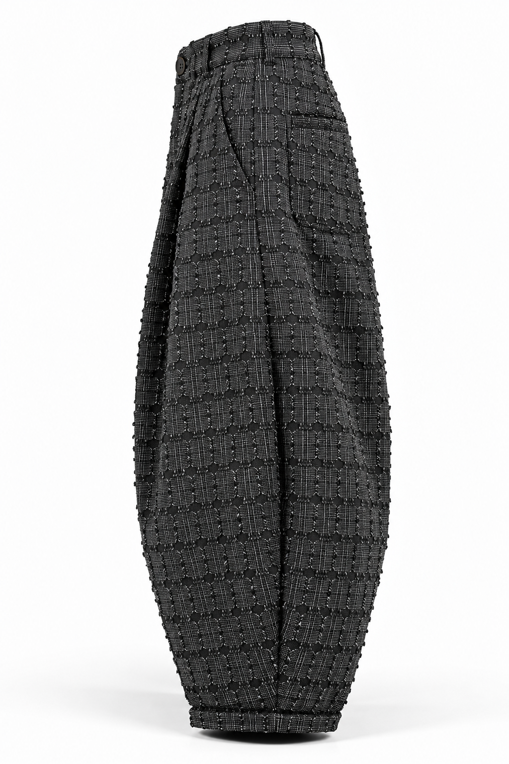 Textured balloon pants