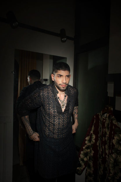Black Kurta