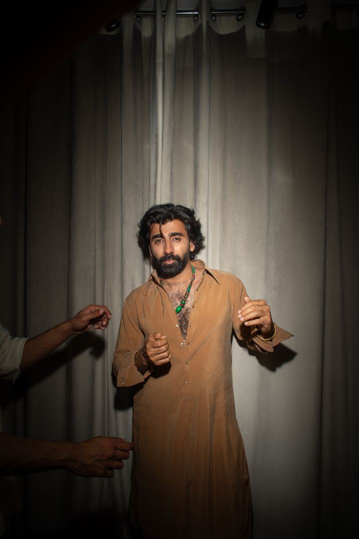 Camel Shalvar Kameez