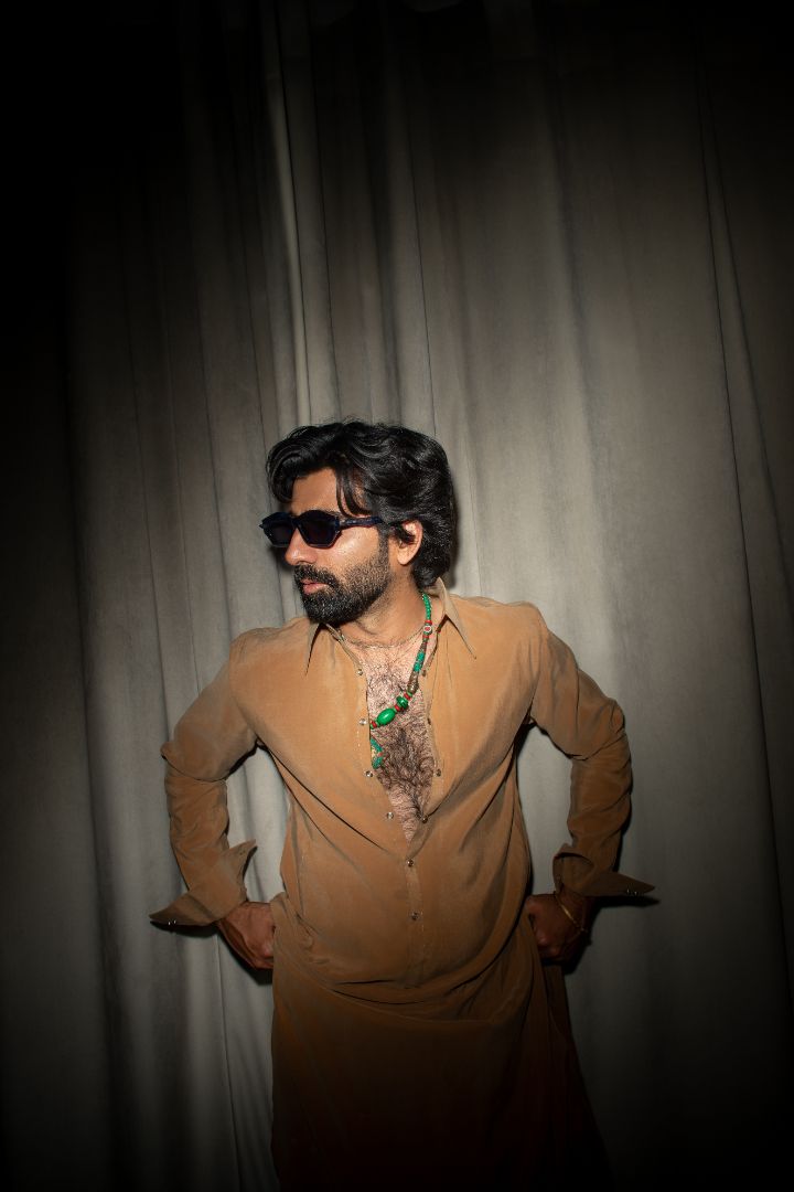 Camel Shalvar Kameez