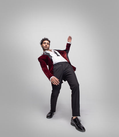 Velvet men tuxedo