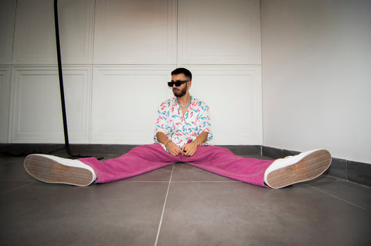Men colorful pent shirt