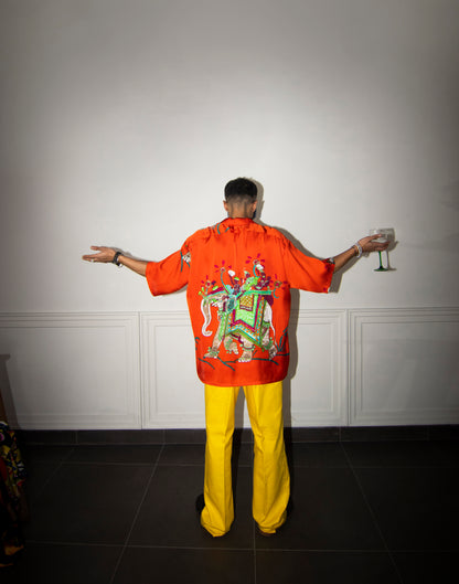 men multi pent shirt