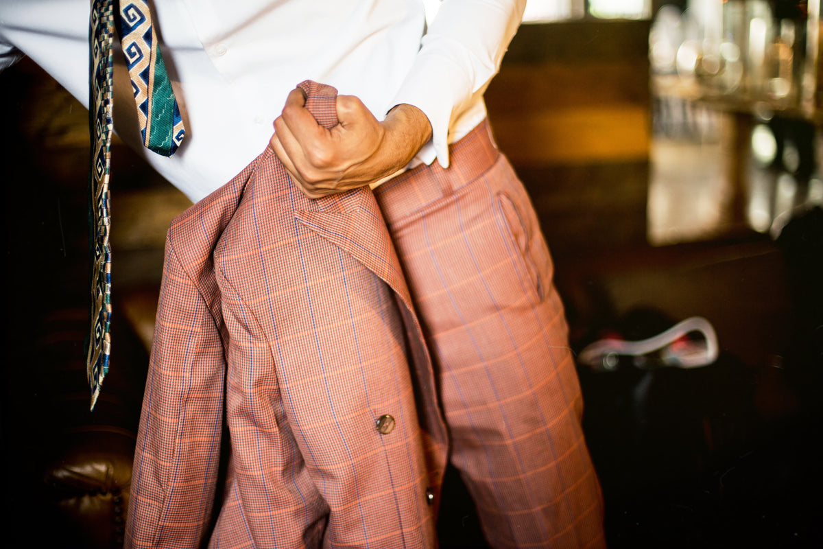 Classic Men's Plaid Suit