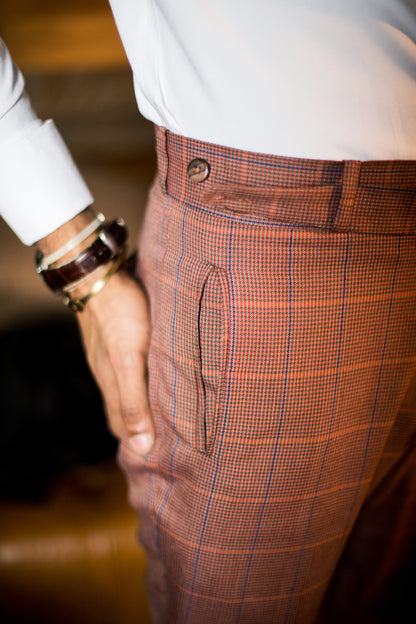 Classic Men's Plaid Suit