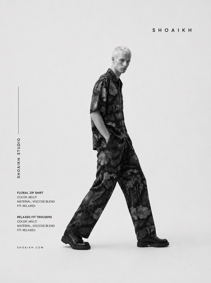 Denim Priint Set