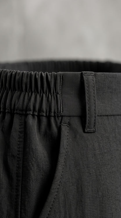 Black balloon pants