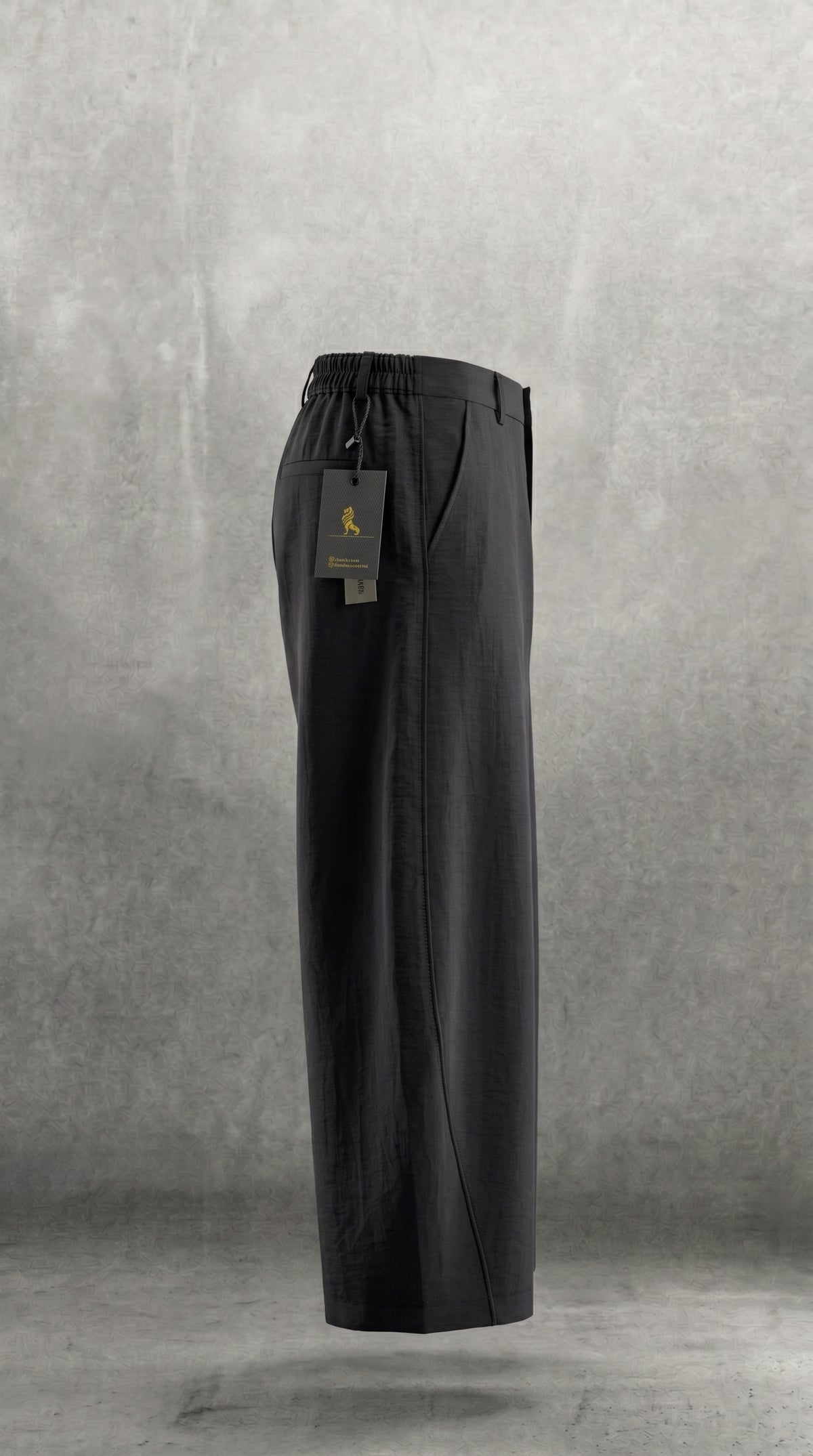 CURVED BALLOON PANTS