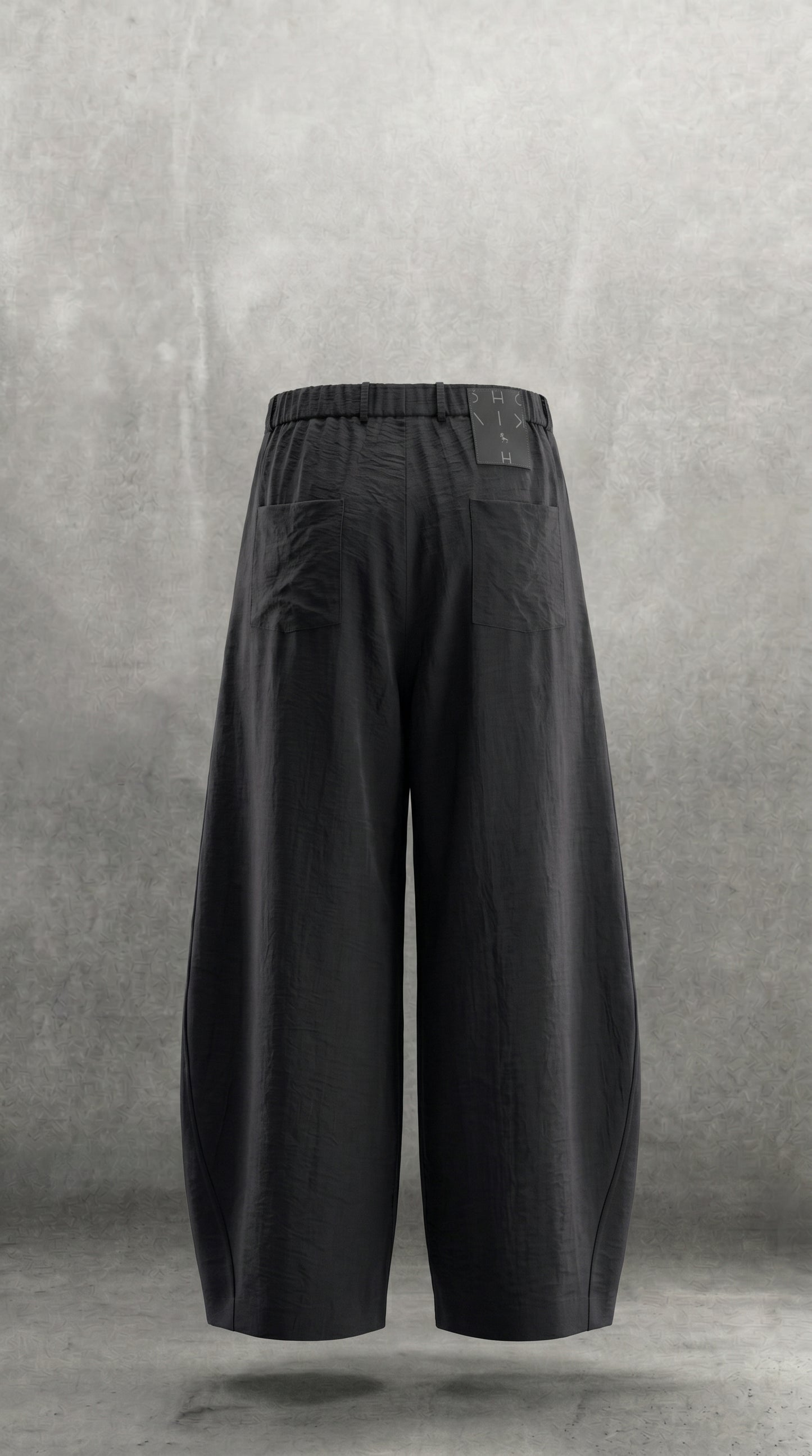 Black balloon pants