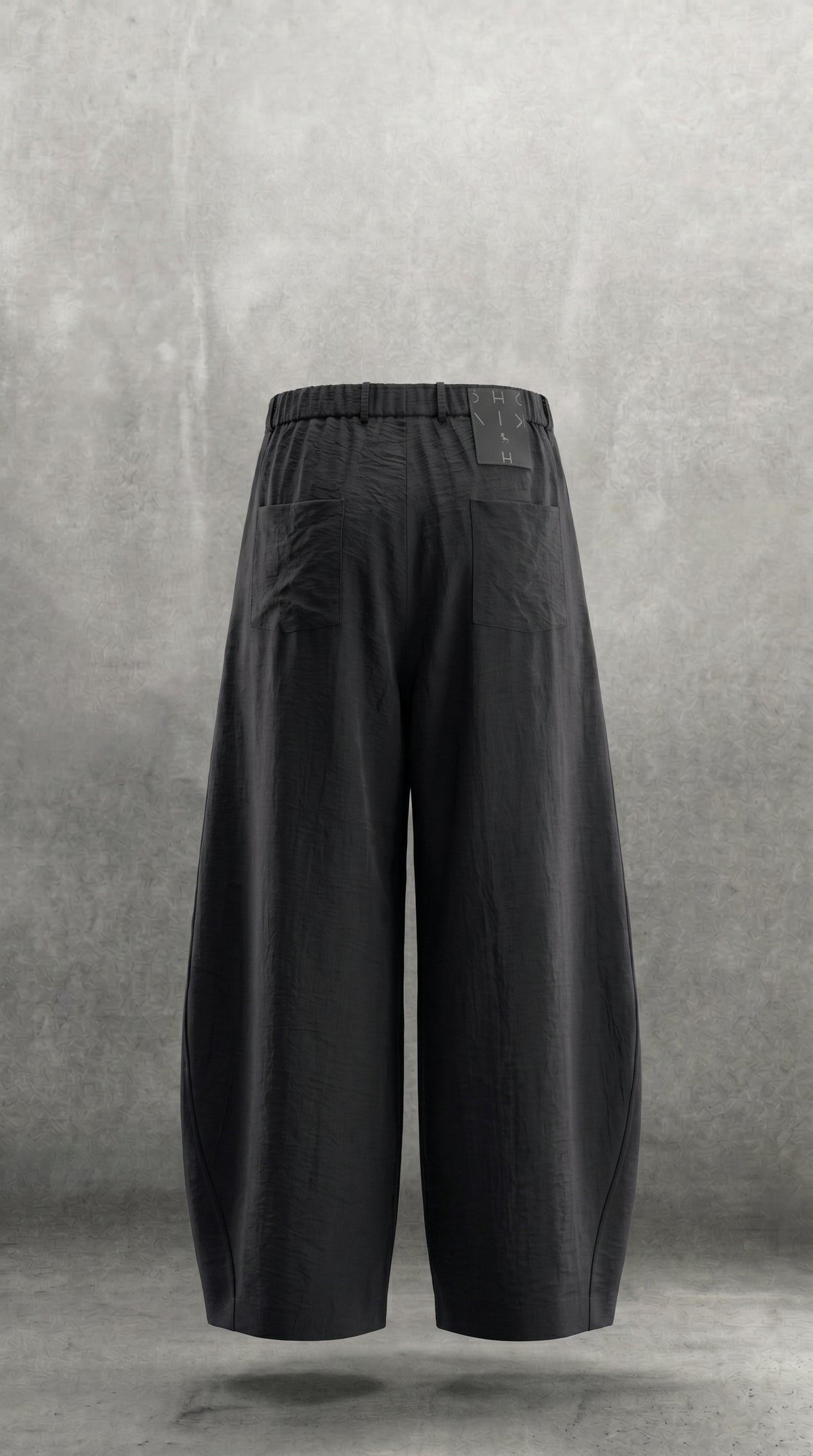 CURVED BALLOON PANTS