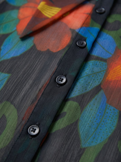 Relax fit Floral shirt