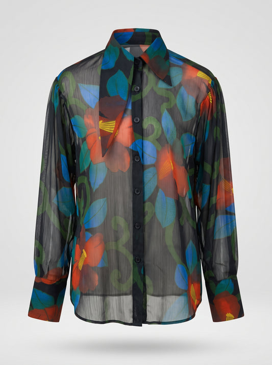 Relax fit Floral shirt