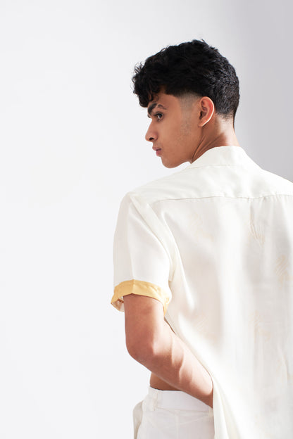 Men’s Vintage Short Sleeve Button-shirt and pent